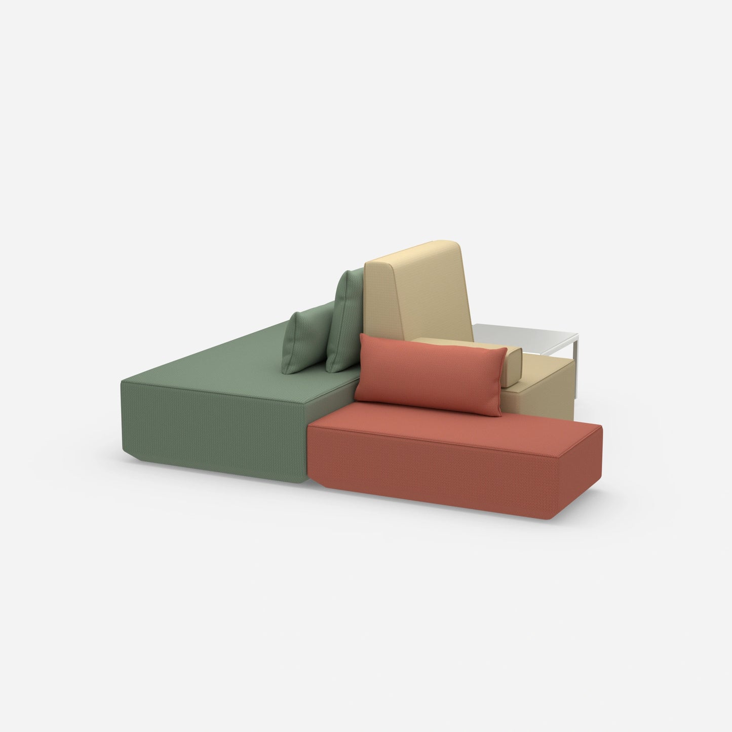 Sofa bed designer from the side