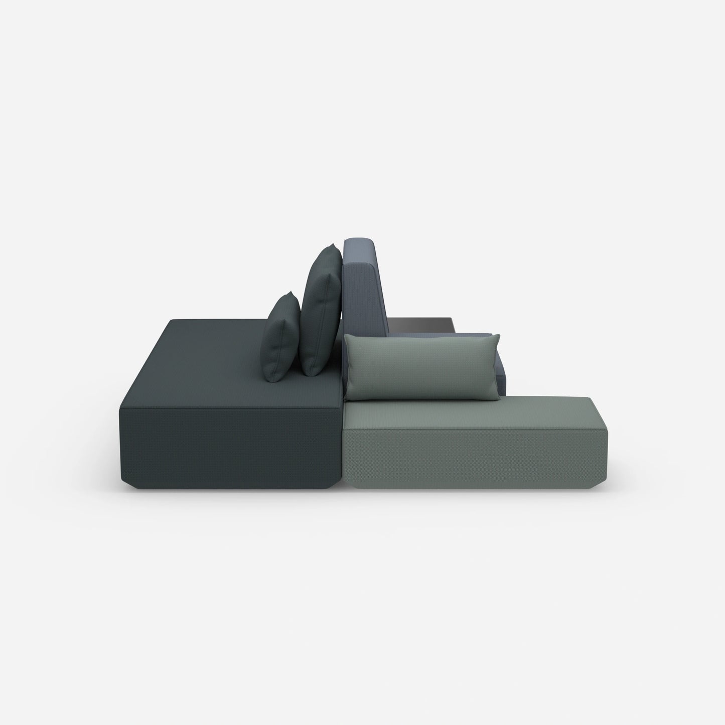 Sofa bed designer from the front