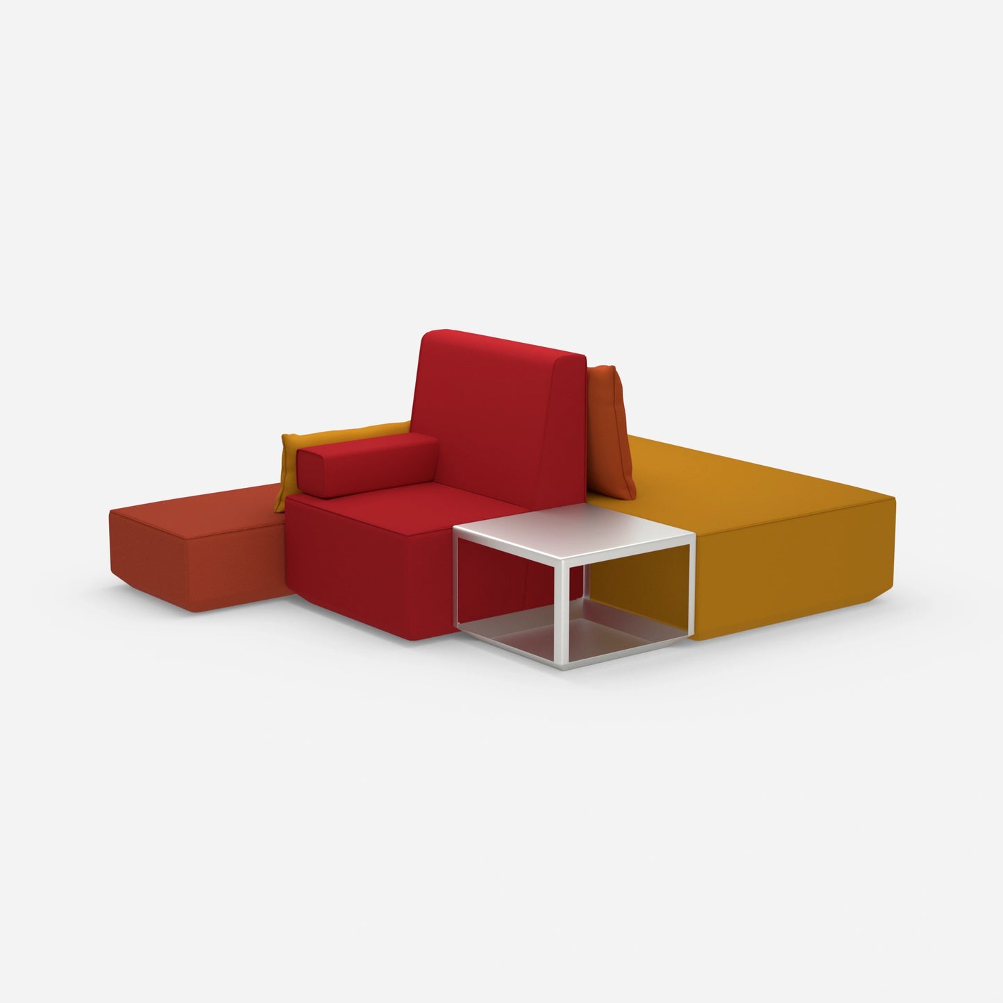 Sofa bed designer from behind