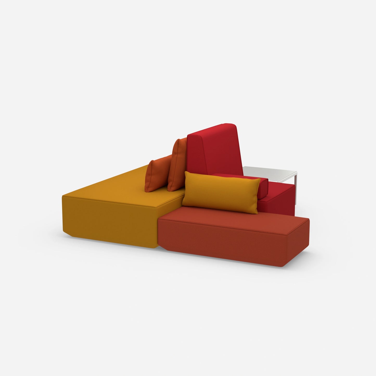 Sofa bed designer from the side