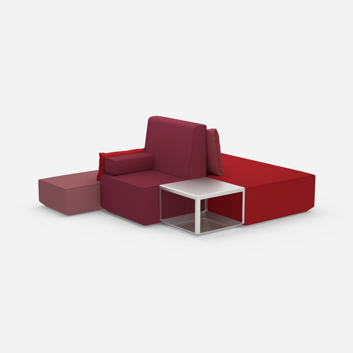 Sofa bed designer from behind