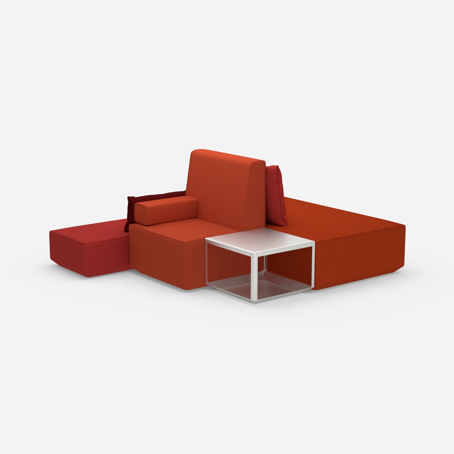 Sofa bed designer from behind