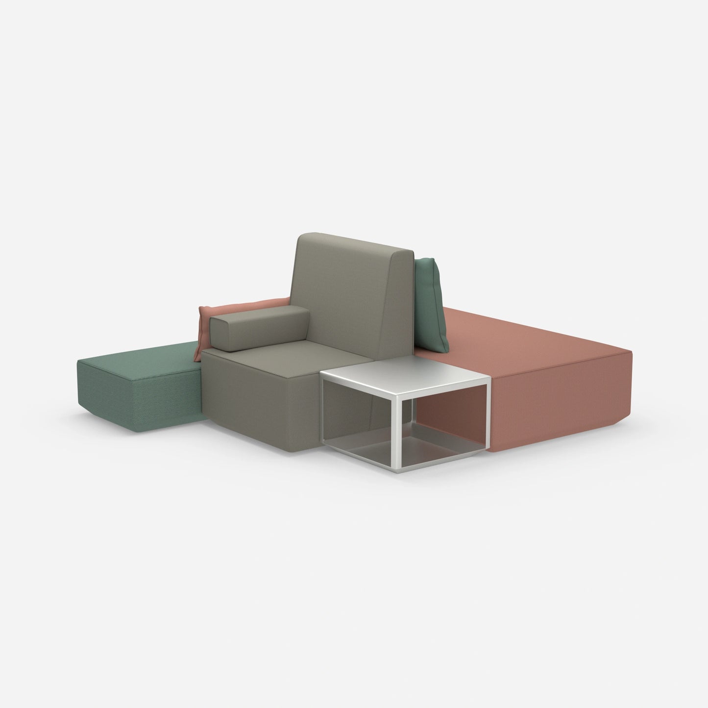 Sofa bed designer from behind