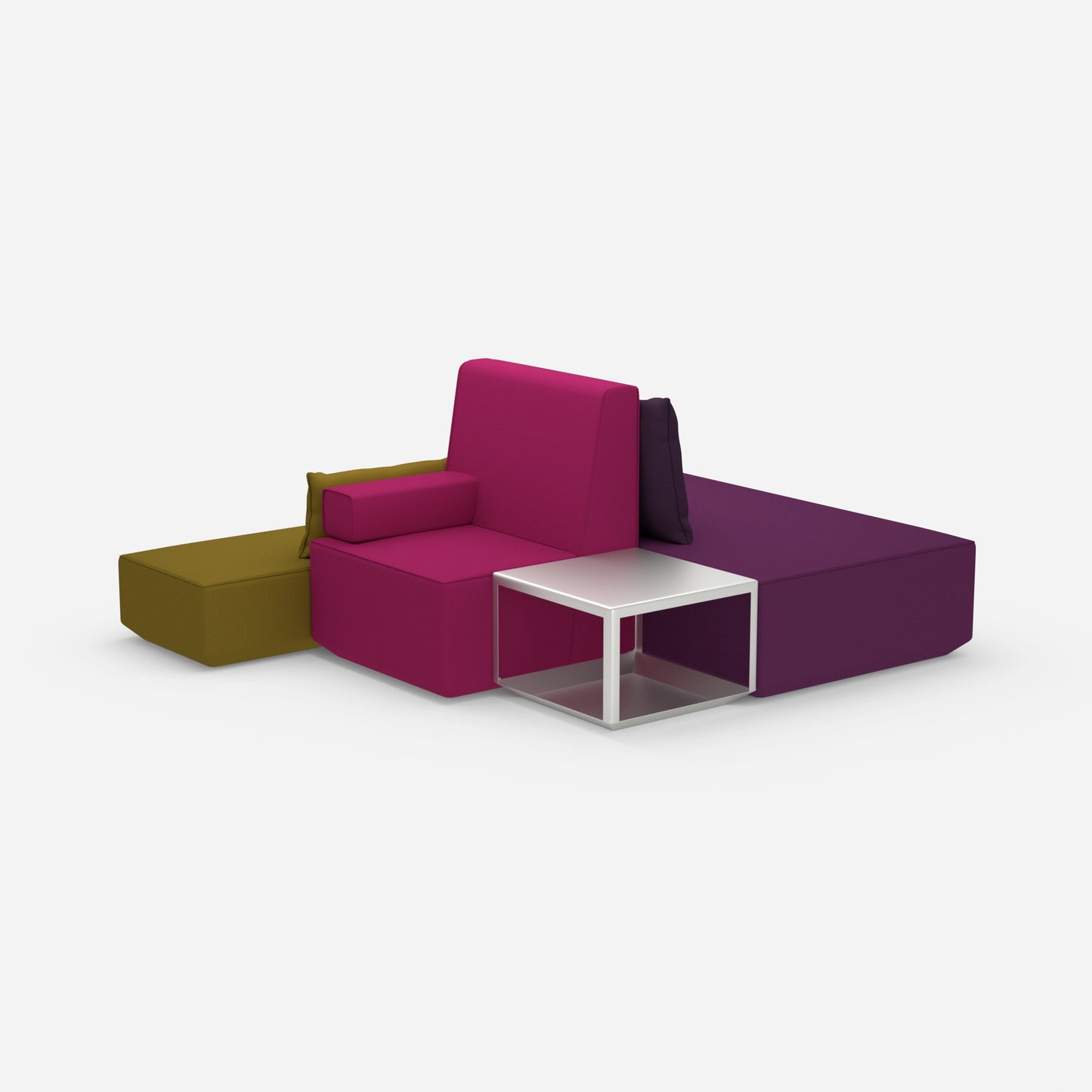 Sofa bed designer from behind