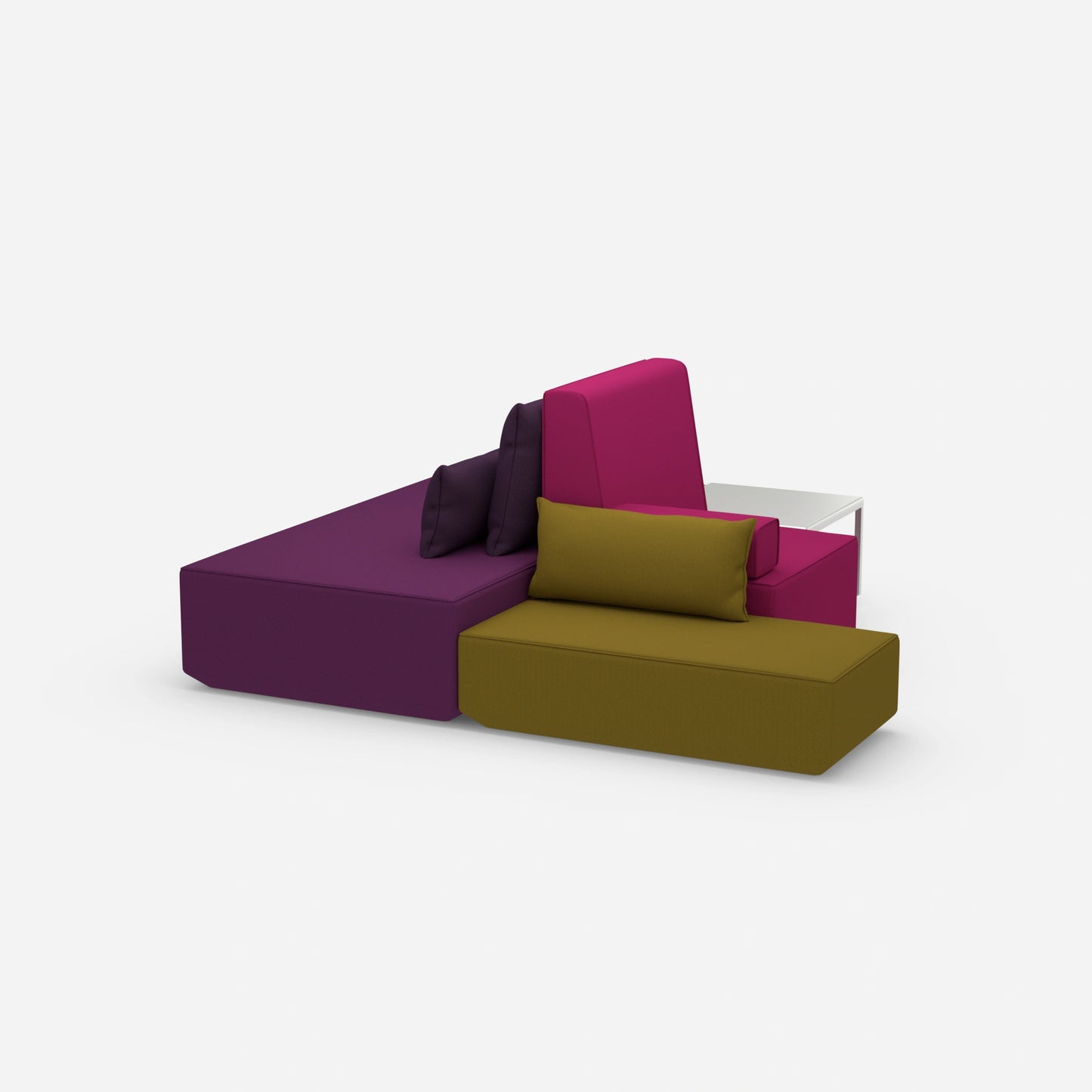 Sofa bed designer from the side