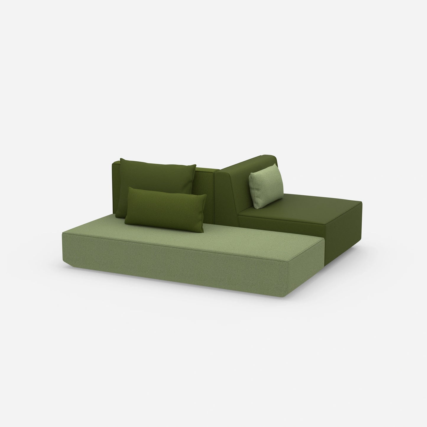 Sofa bed simply from the side