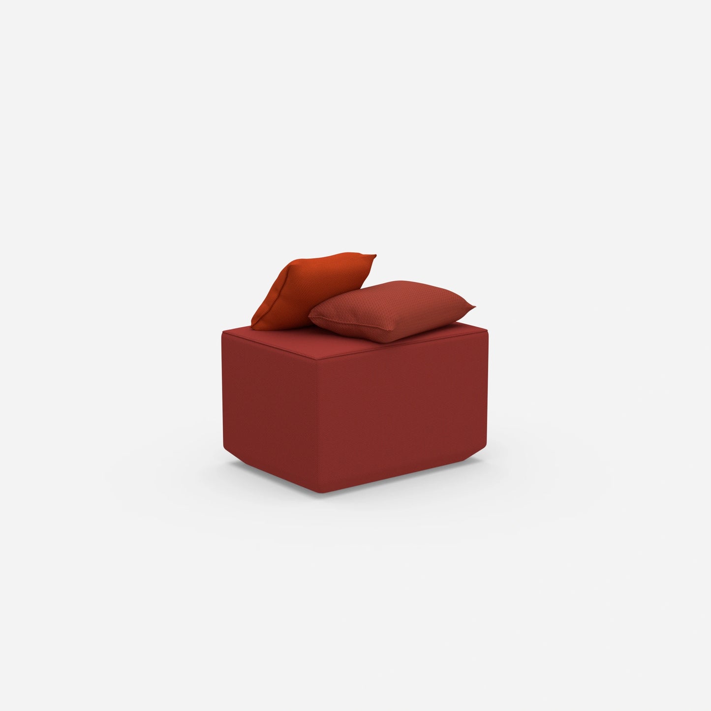 Narrow bench Hallway from behind