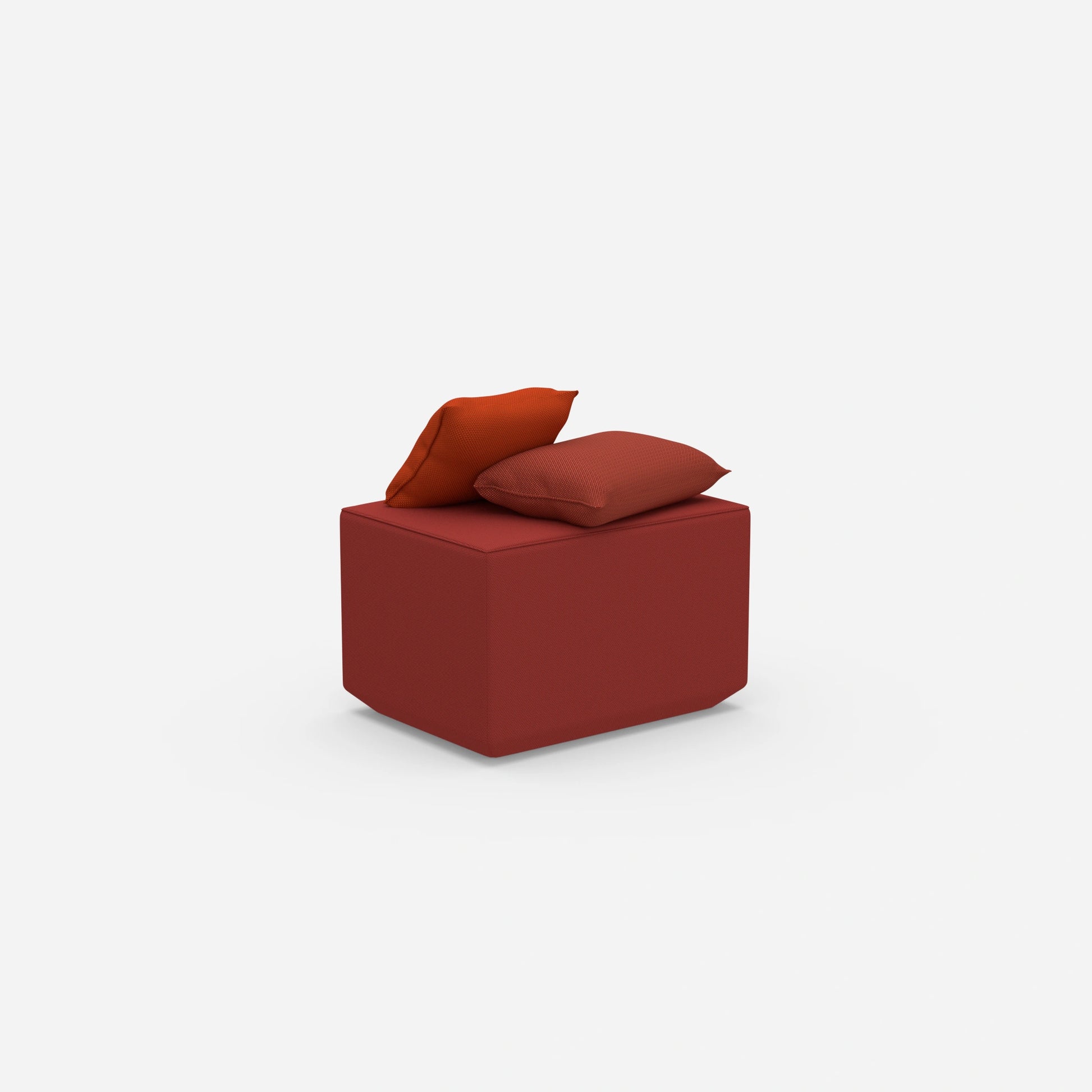 Narrow bench Hallway from behind