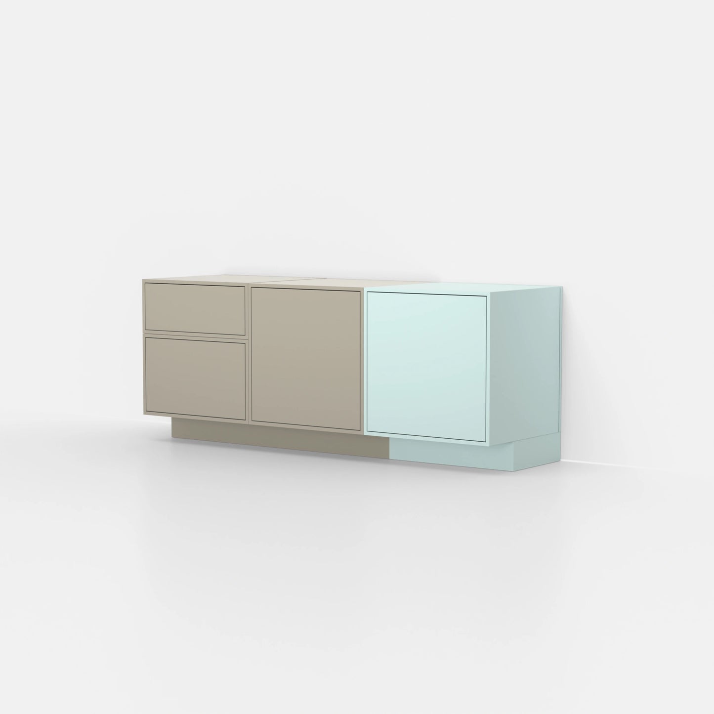 RK138 drawer unit from the left-hand side