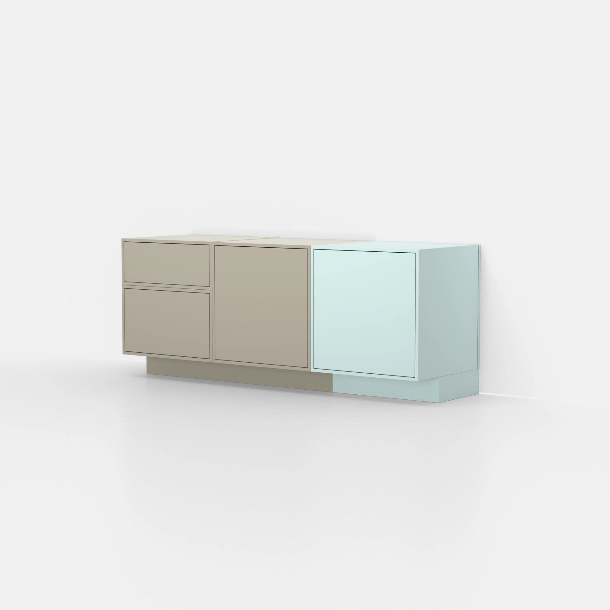 RK138 drawer unit from the left-hand side