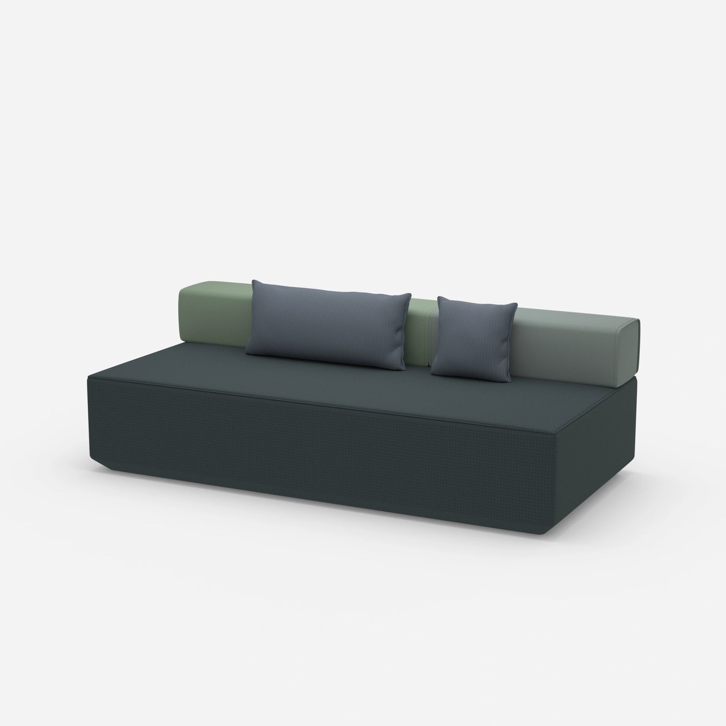 Single sofa bed from the side
