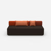 Single sofa bed from the front