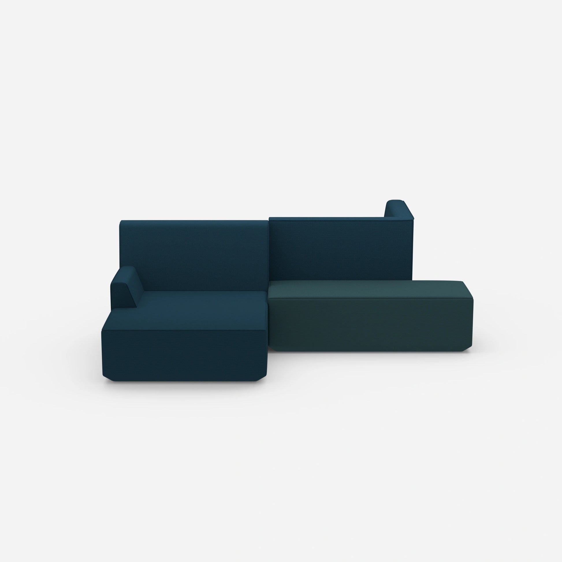 Bench for living room from the front