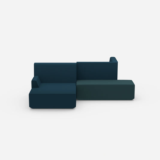 Bench for living room from the front