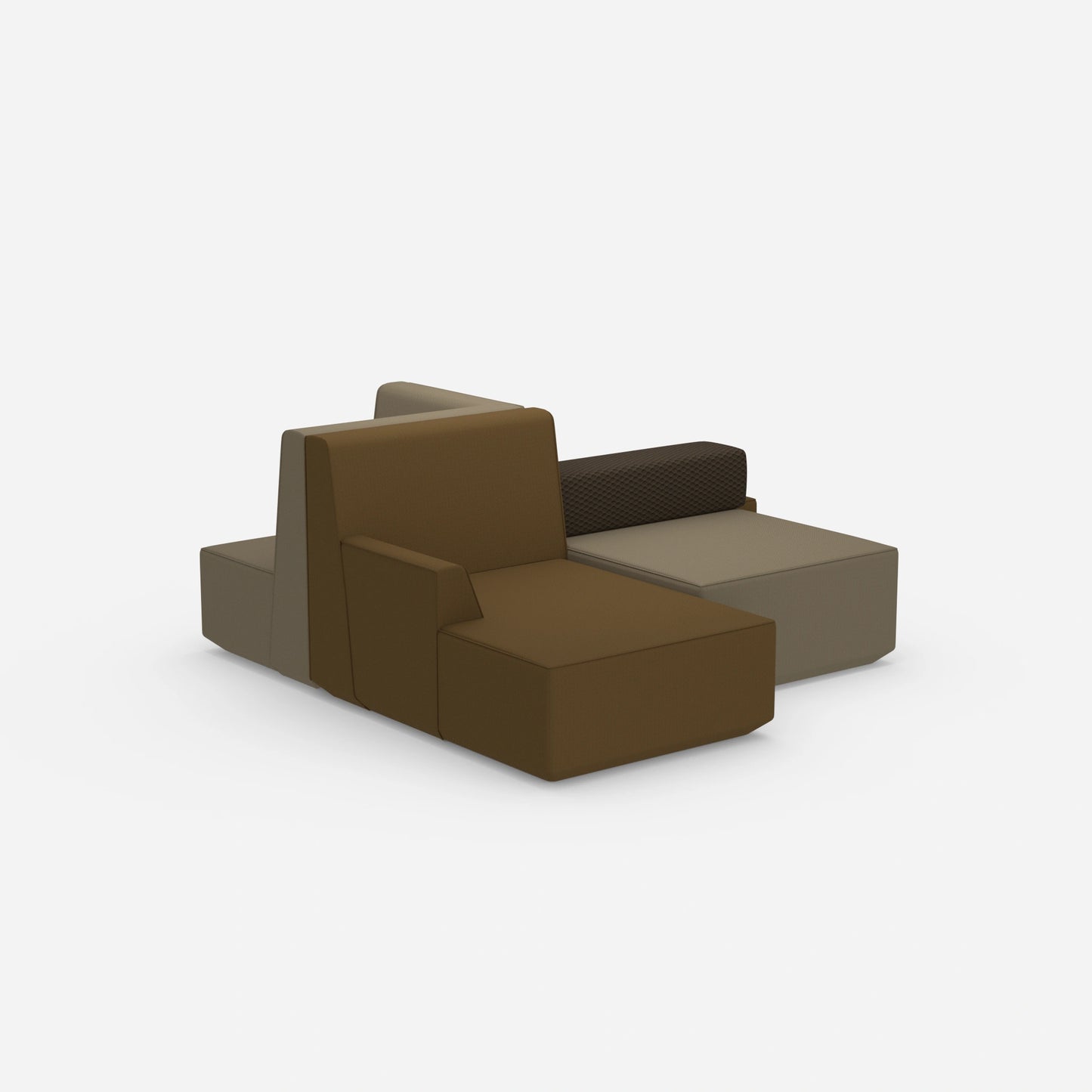 Interior bench seat from behind