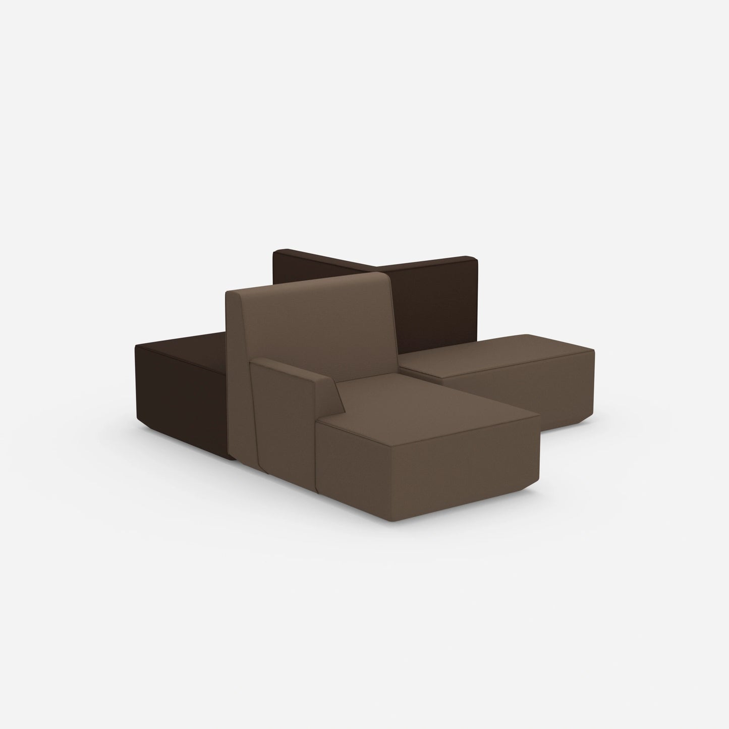 Interior bench seat from behind