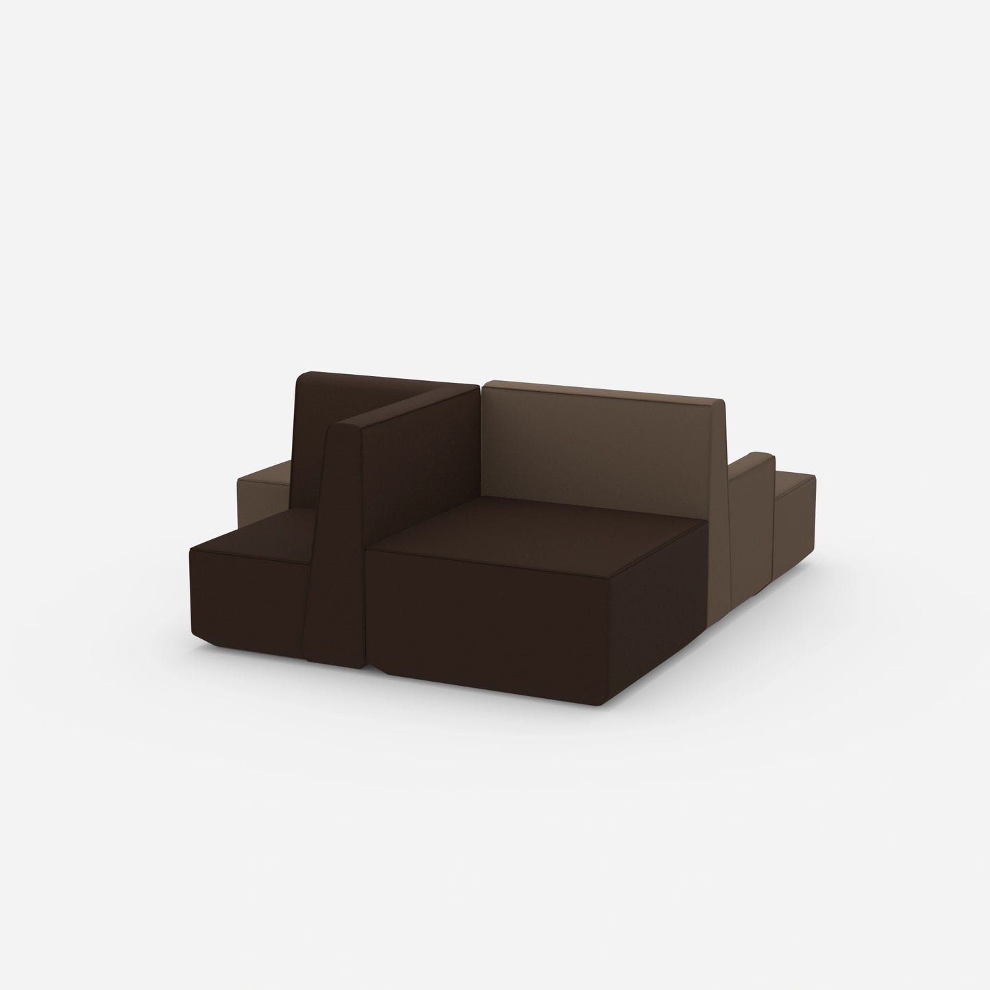 Seat bench inside from the side