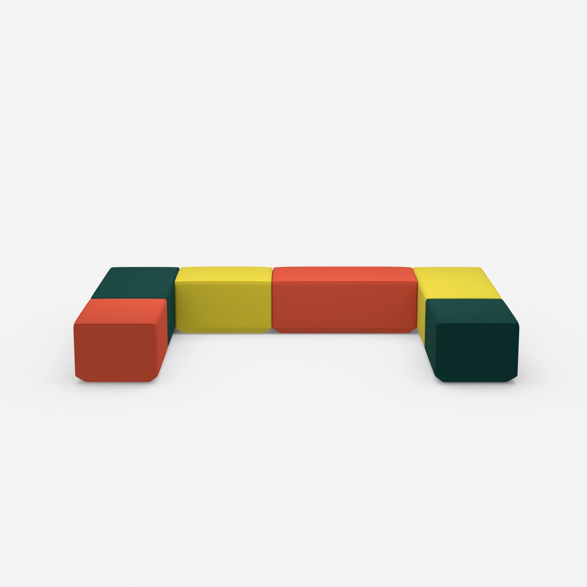 XXL bench from the front