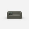 2 seater modern sofa from the front