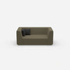 2 seater modern sofa from the front