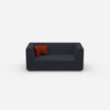 2 seater modern sofa from the front