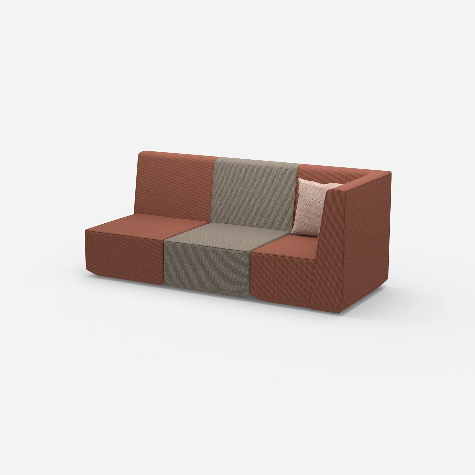 3 seater sofa with high backrest from the side