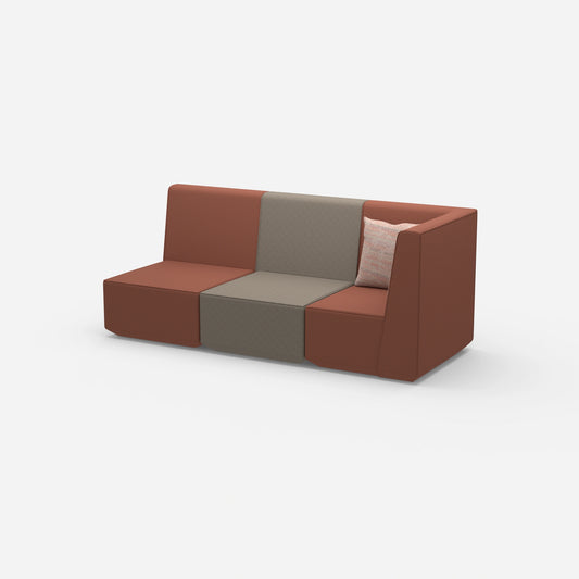 3 seater sofa with high backrest from the side