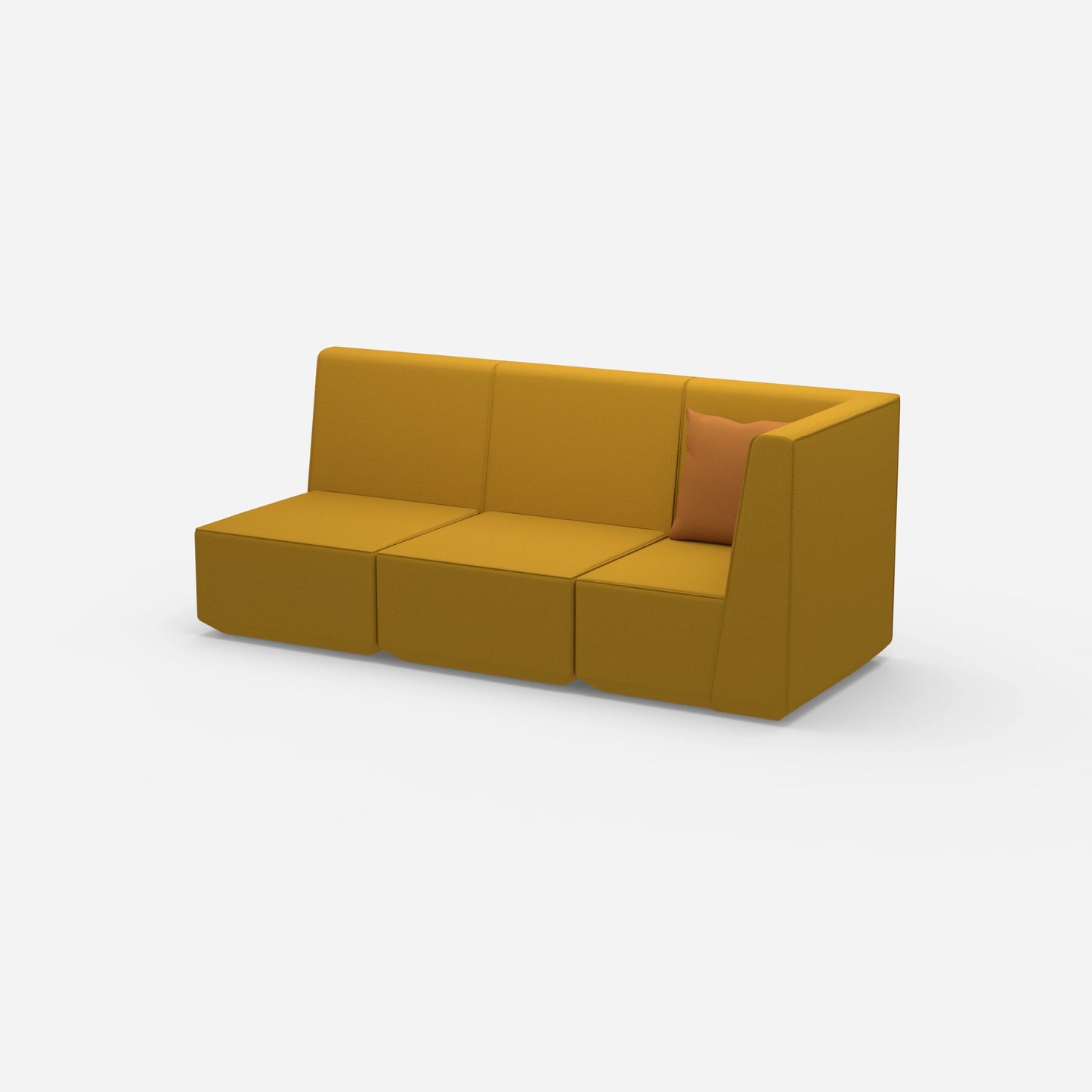 3 seater sofa with high backrest from the side