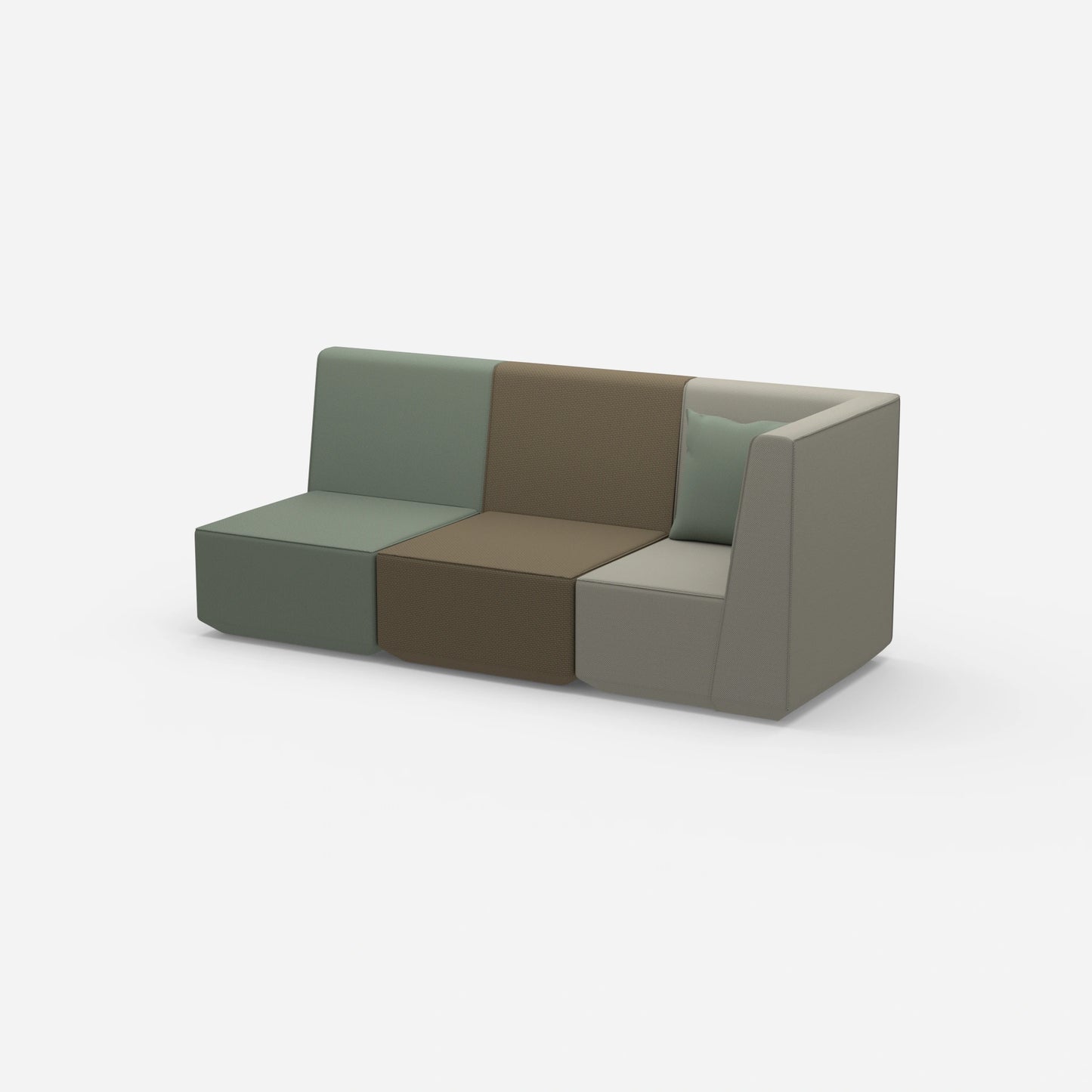 3 seater sofa with high backrest from the side