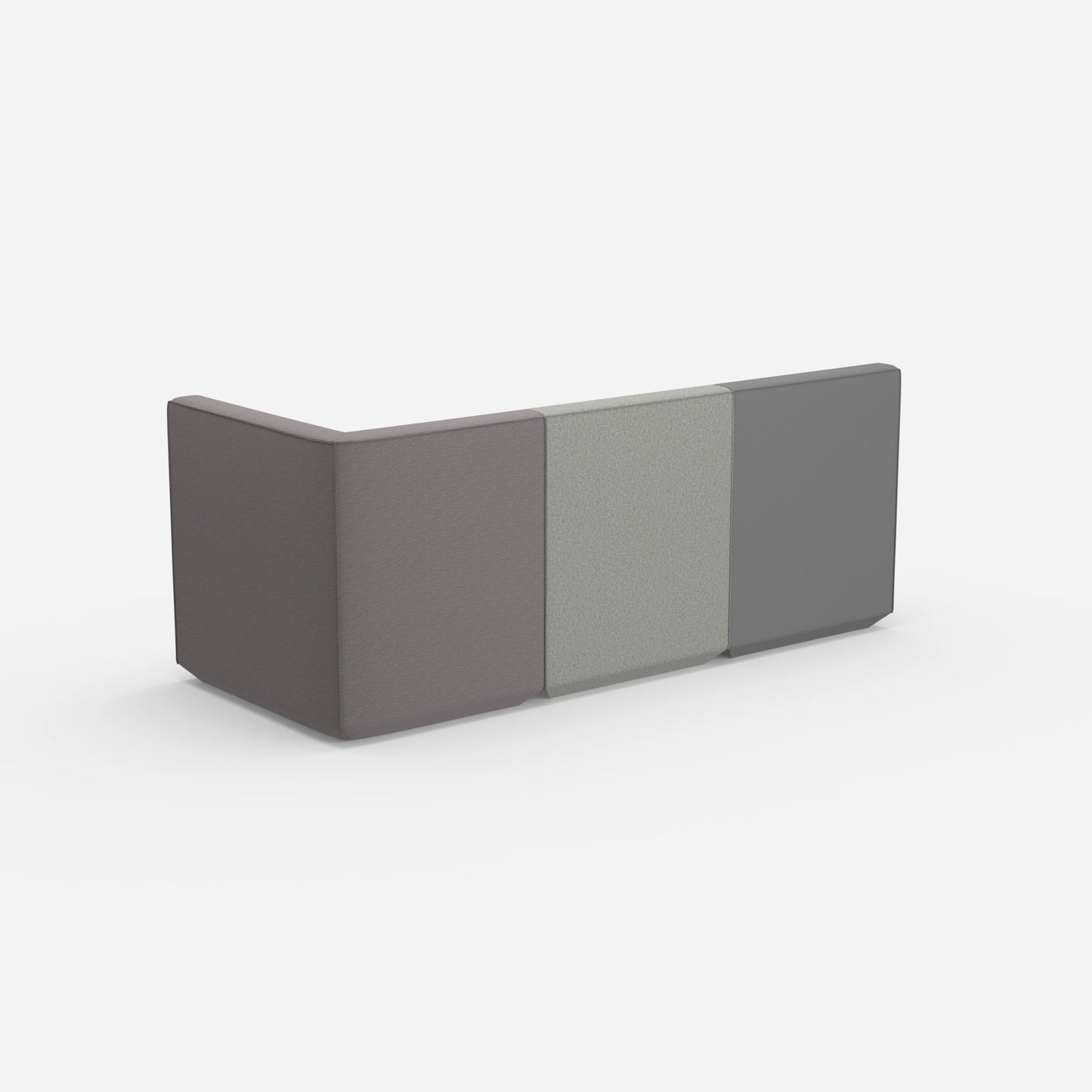 Sofa 3 seater with high backrest from behind