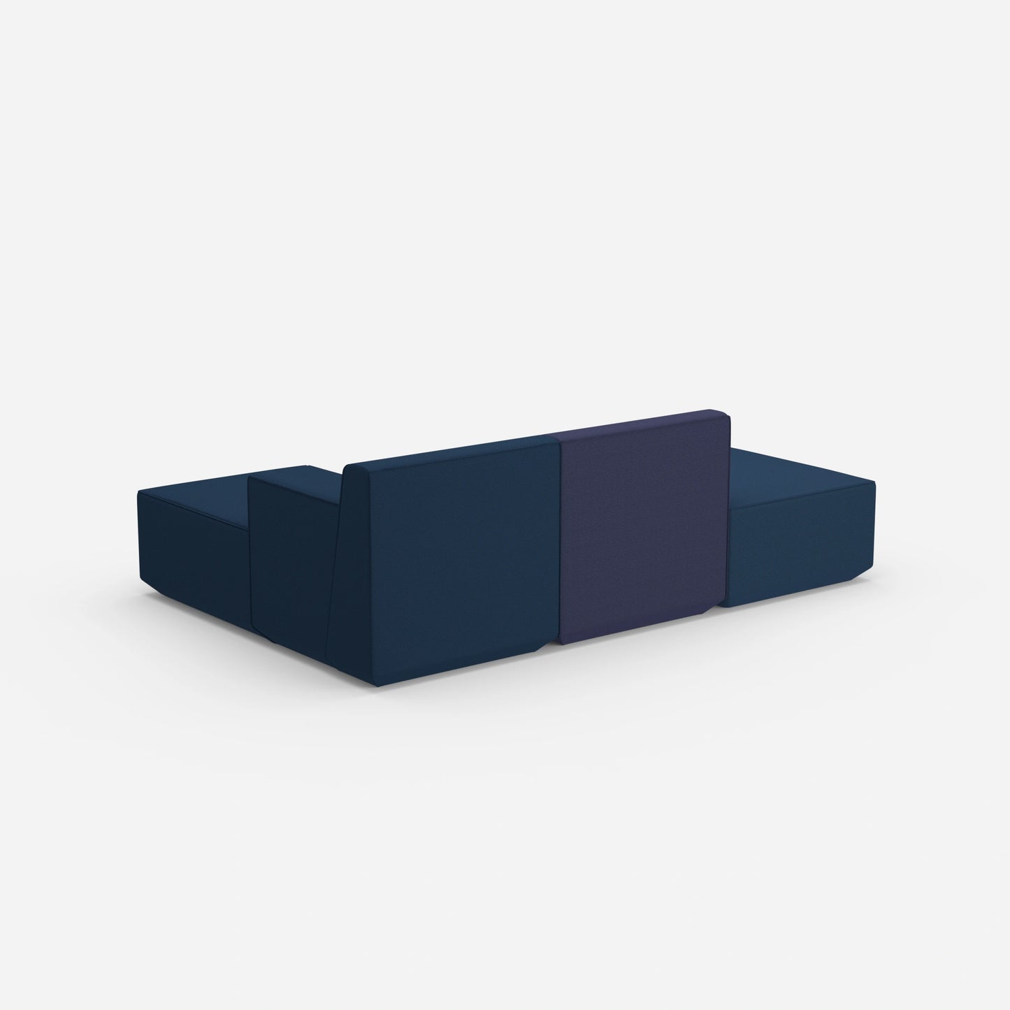 Sofa for 3 people from behind