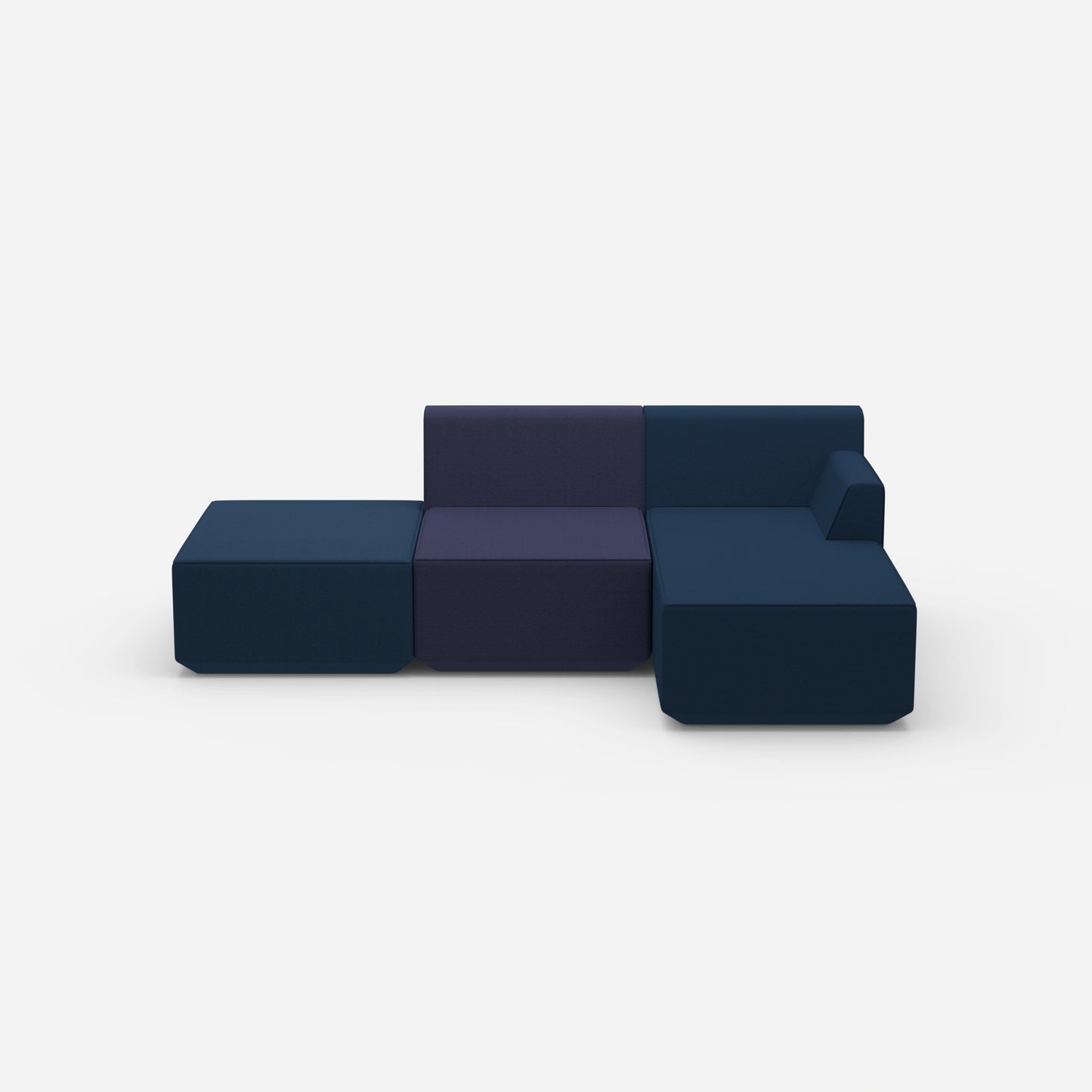 Sofa for 3 people from the front