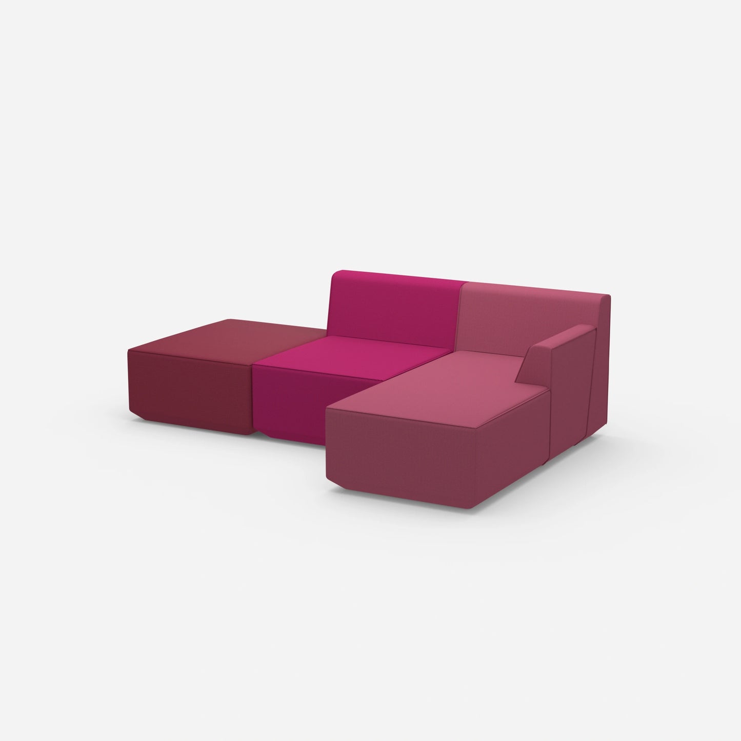Sofa for 3 people from the side
