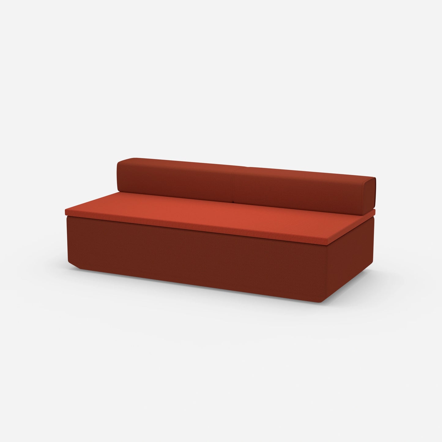 Sofa bed mattress from the side