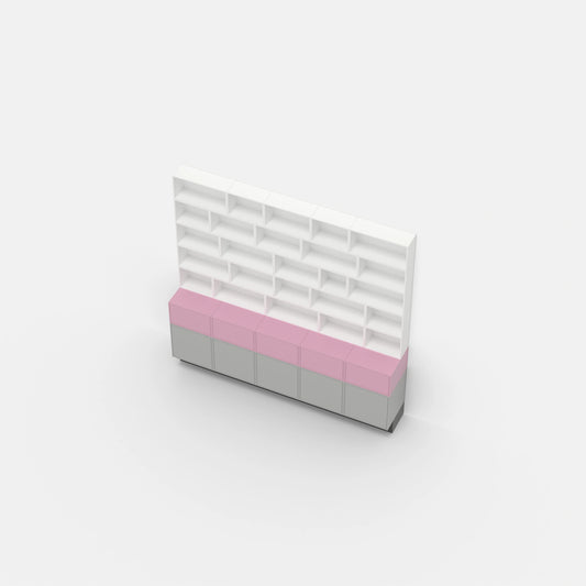 RK1000 door shelf from above