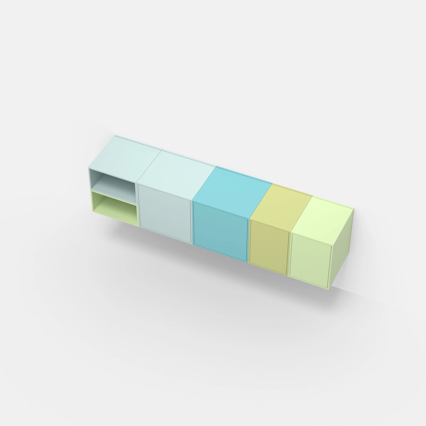 RK137 door shelf from above