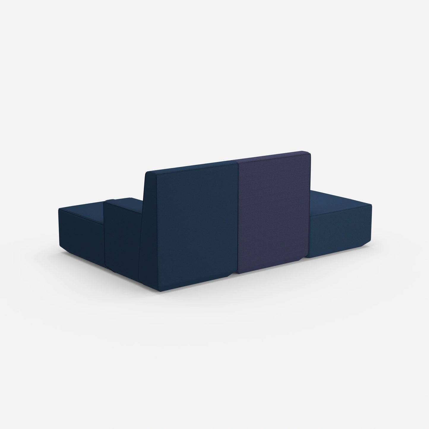 Living room 3-seater sofa from behind