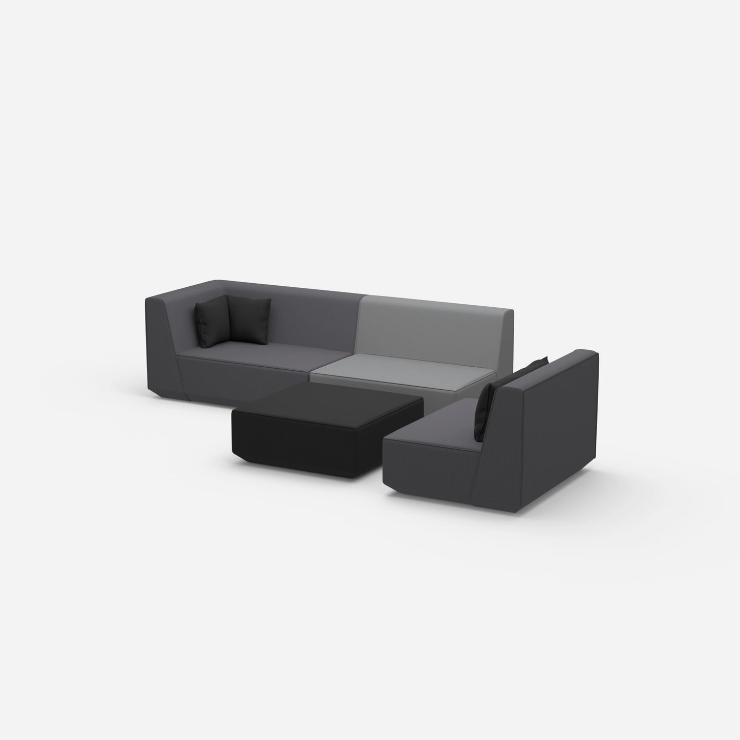 3 places avec fauteuil de côté