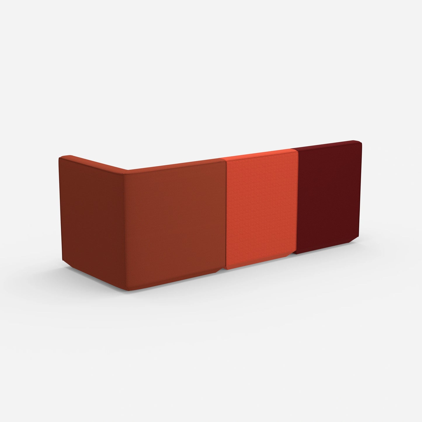 Canapé 3 places dossier haut de derrière