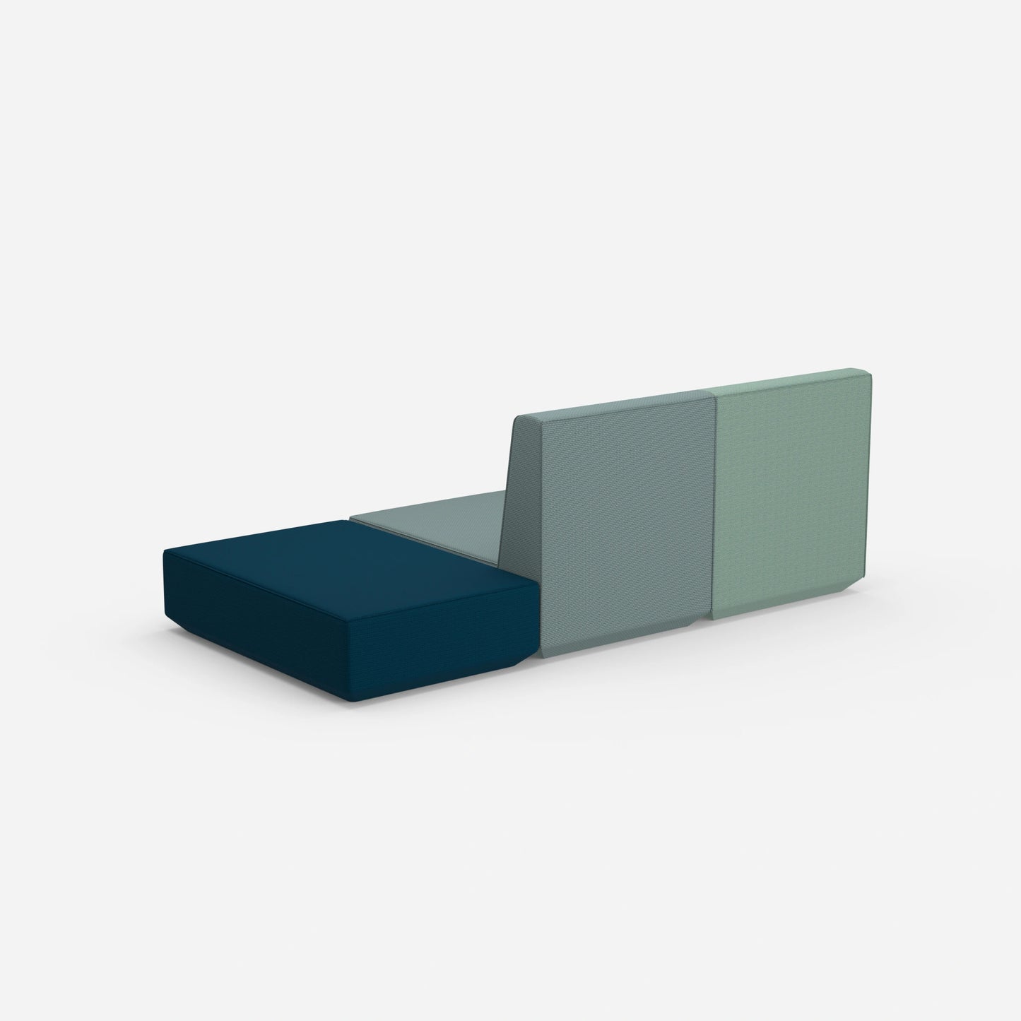 Canapé 3 places pour se reposer à l'arrière