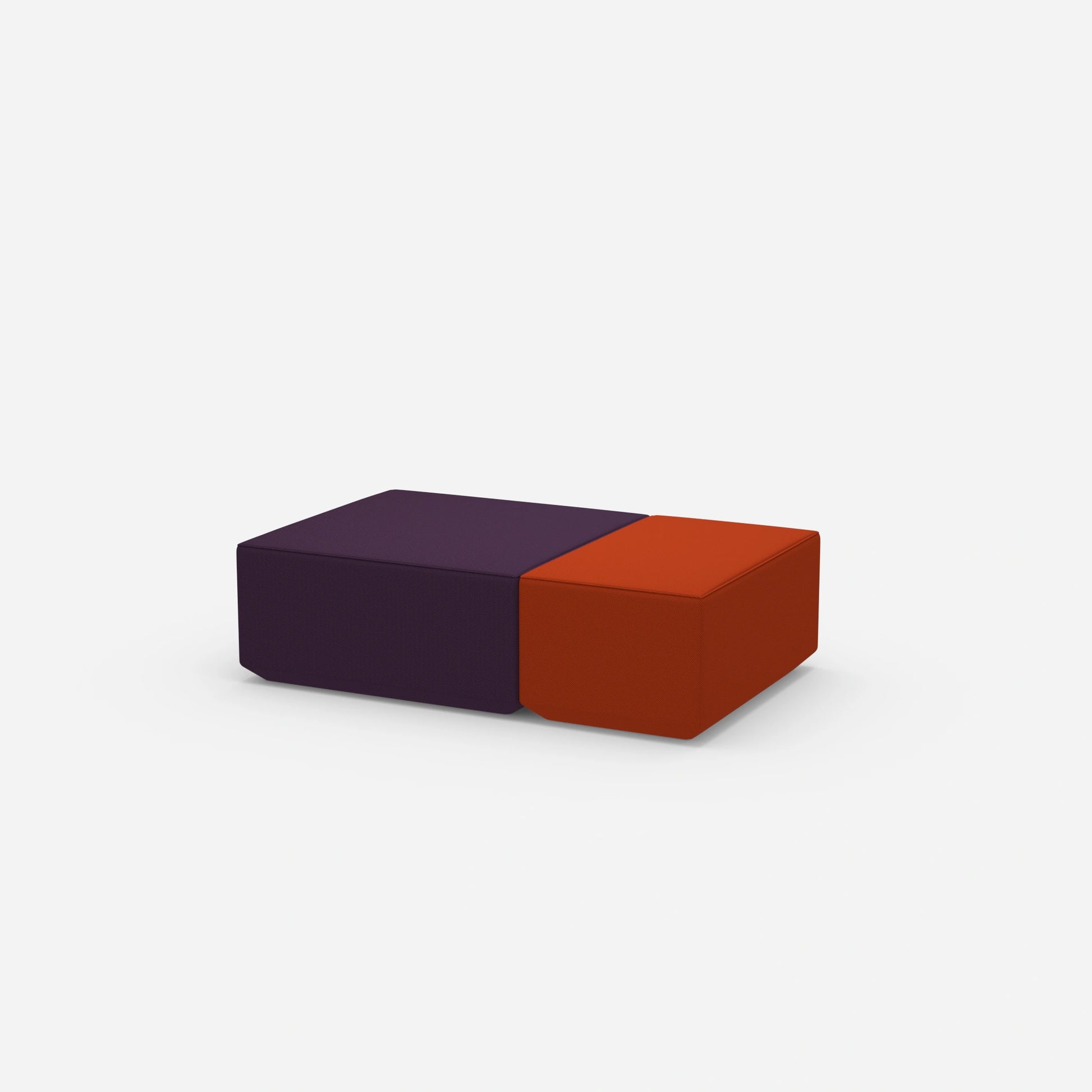 Banc dans le couloir, vu de côté