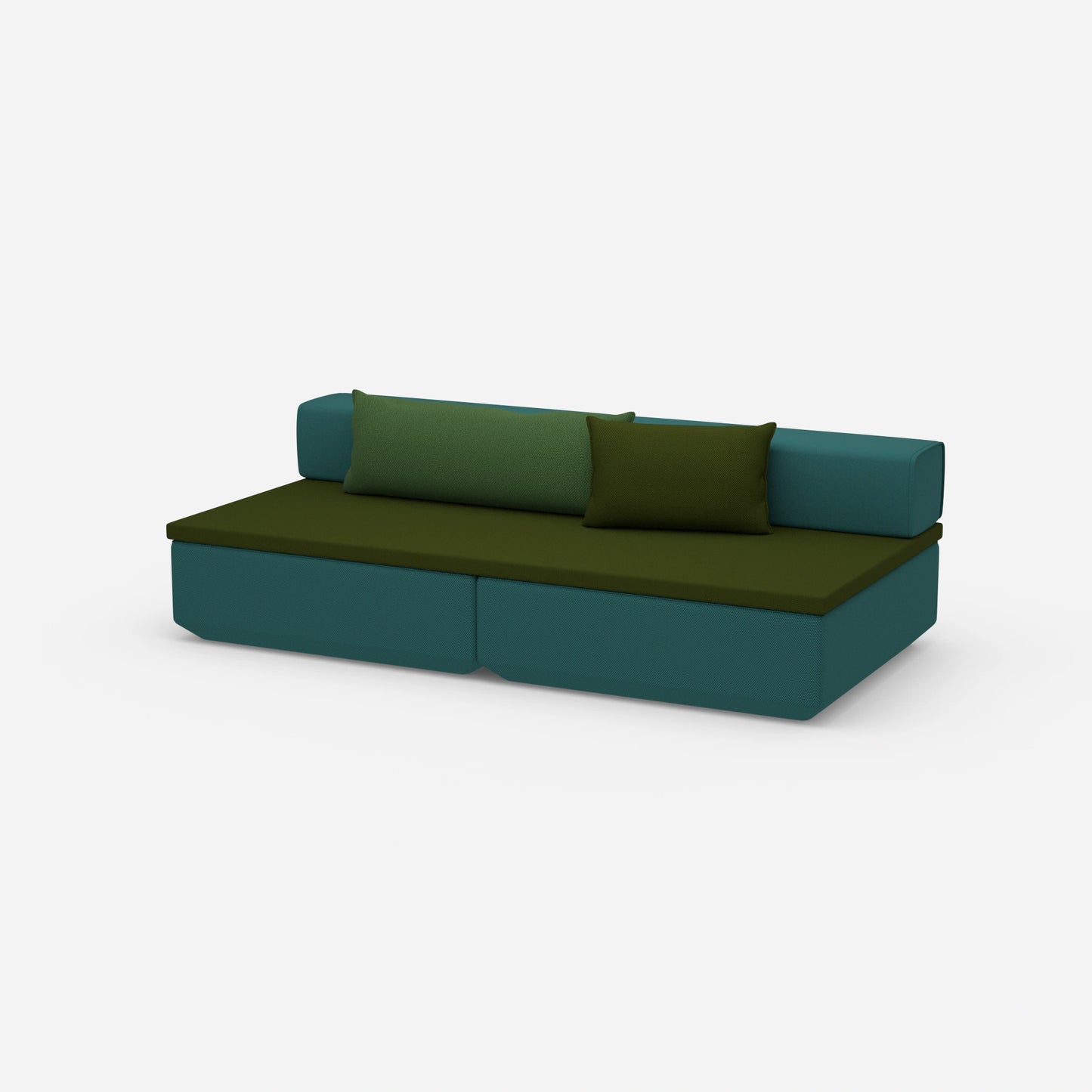 Petit canapé convertible avec fonction couchage depuis le côté