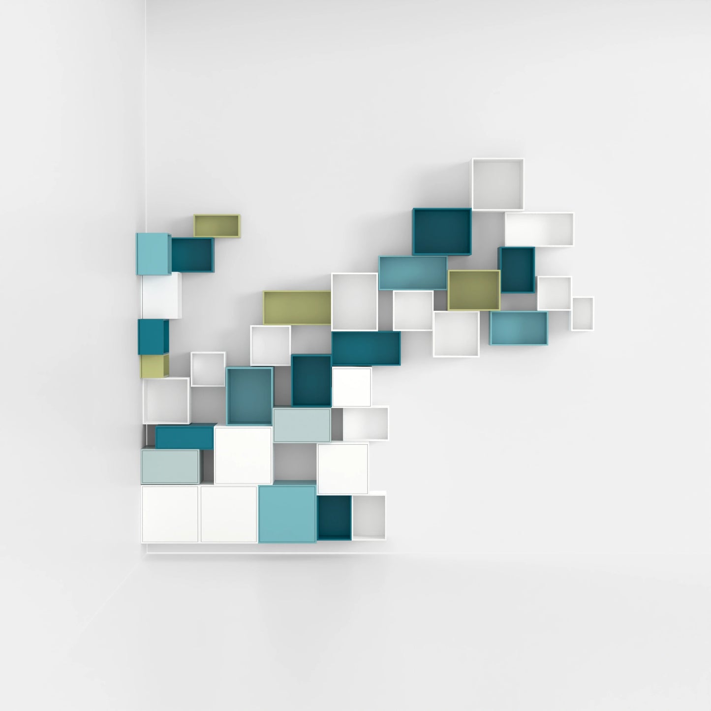 Étagère d'angle RK224 du côté droit