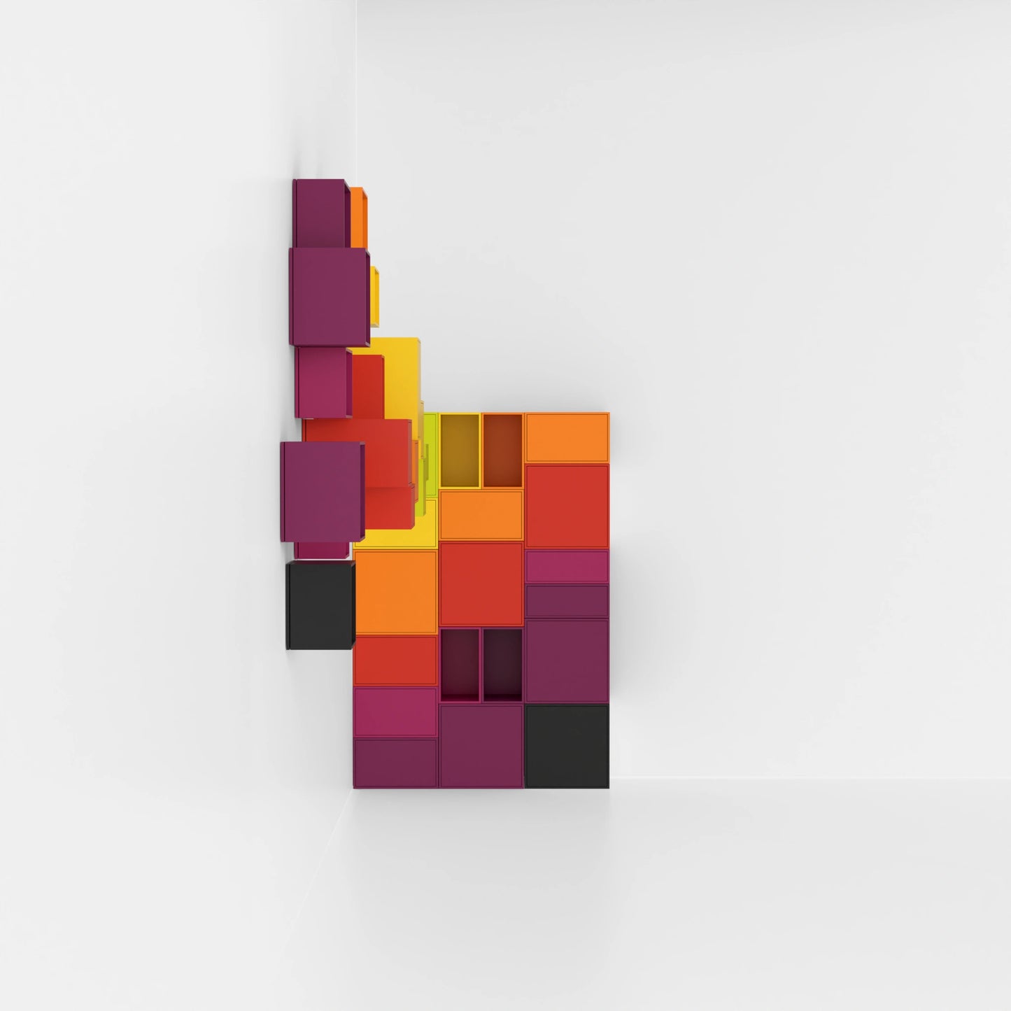 Étagère suspendue RK233 du côté droit