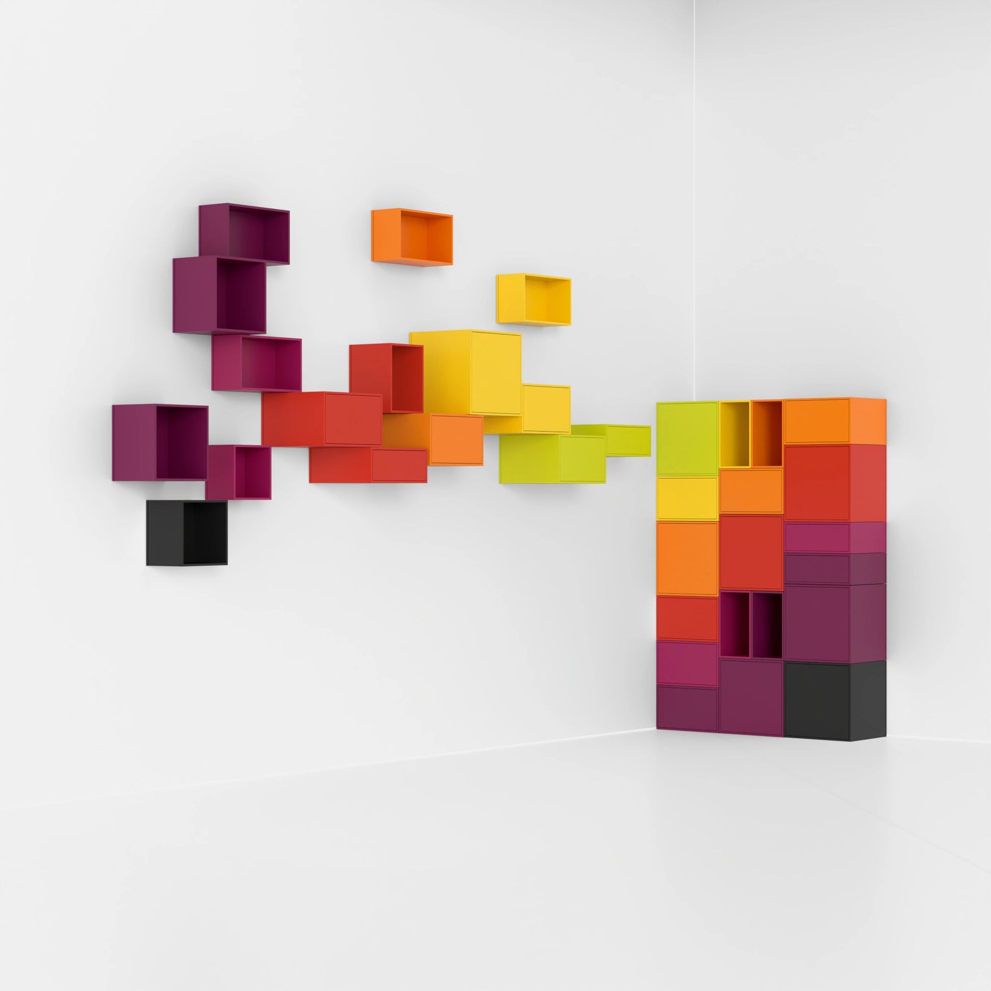 Étagère suspendue RK233 de face