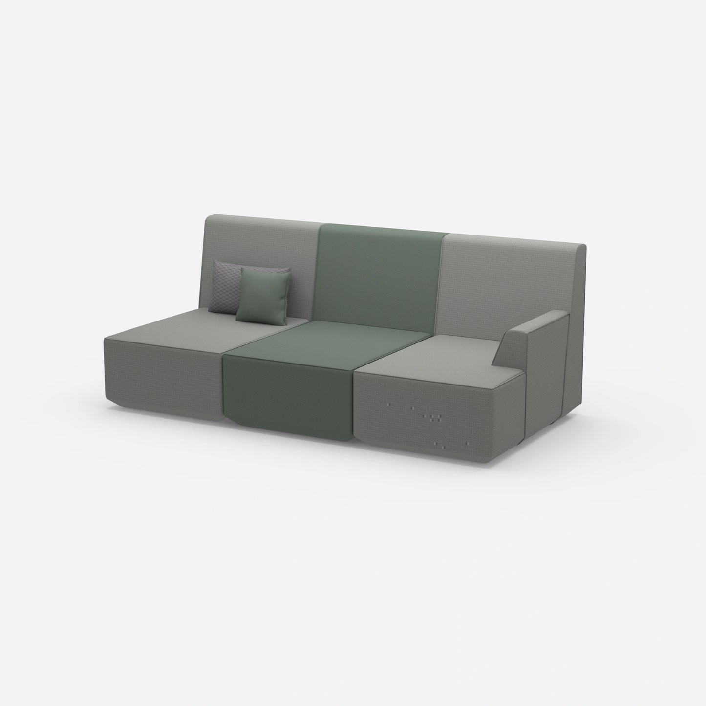 Canapé home cinéma 3 places vu de côté