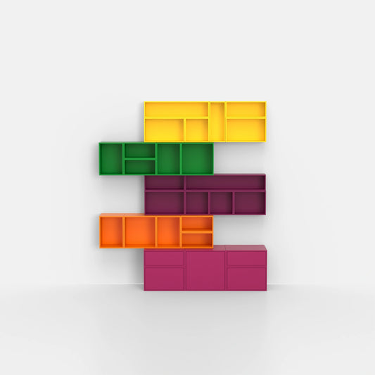 Étagère modulable RK086 de face