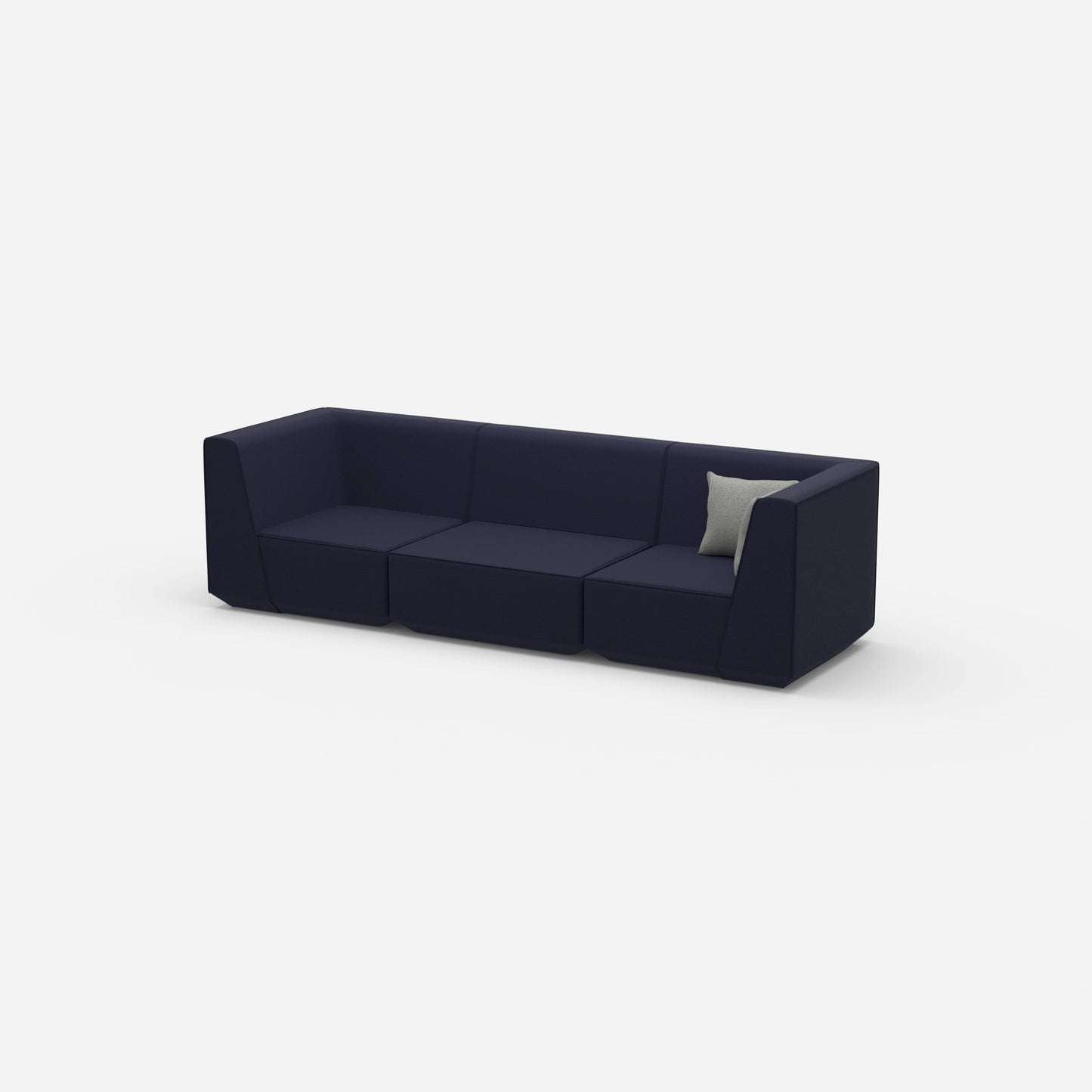 canapé modulable en bleu de la page