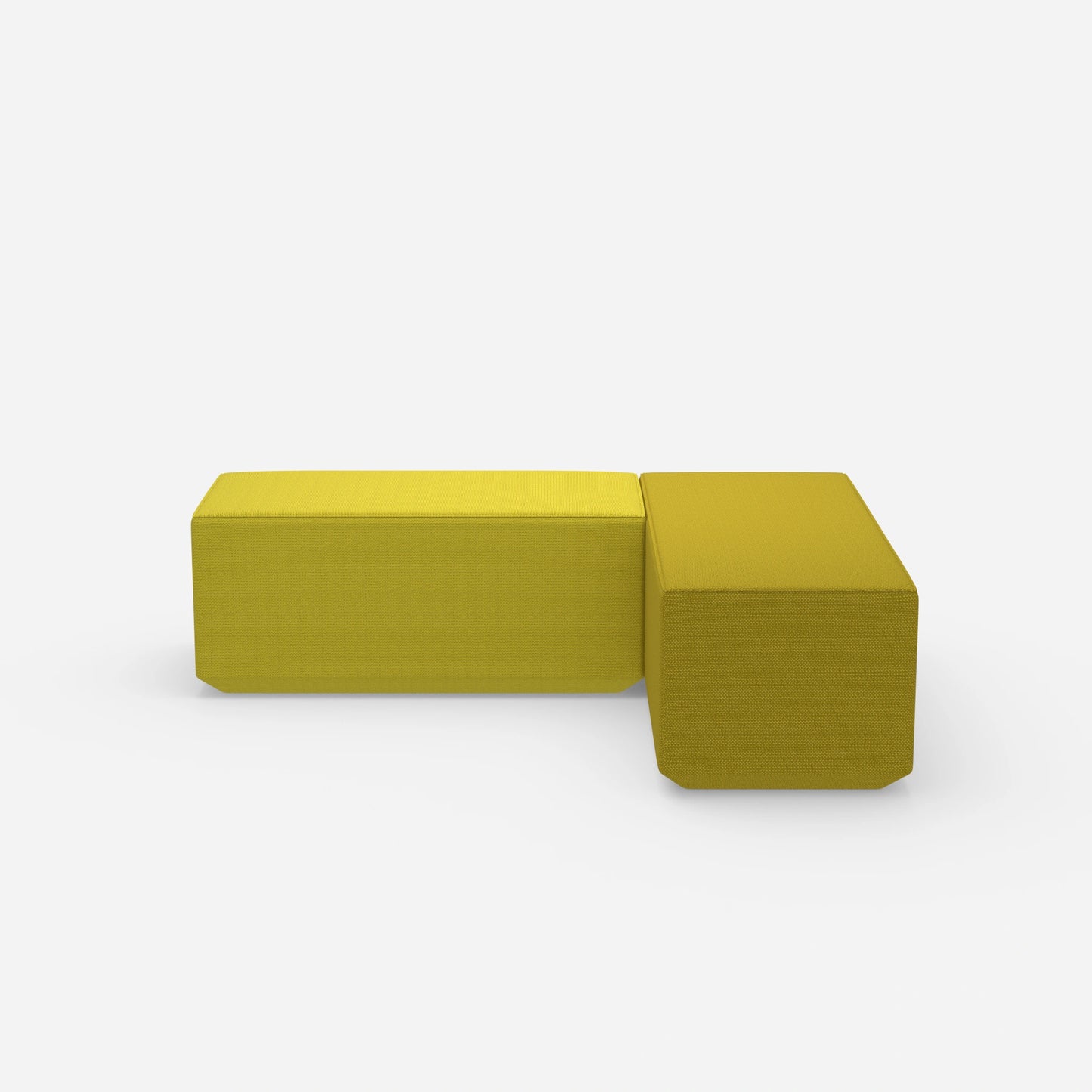 Banquette rembourrée Salle à manger vue de face