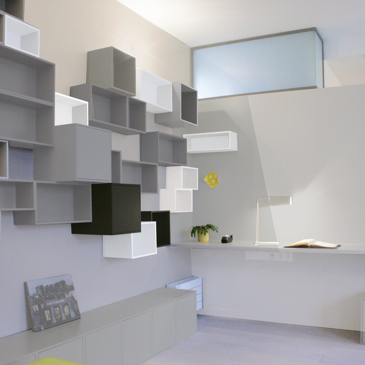 Étagère murale RK241 du côté droit